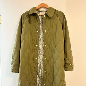 NWT - Scotch & Soda Olive Quilted Jacket